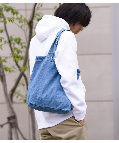 United Athle（ユナイテッドアスレ）の「【United Athle】デニム トートバッグ ※3970（トートバッグ・レディース・ダークインディゴブルー/ライトインディゴブルー/ケミカルウォッシュ・FREE）」の14枚目の写真