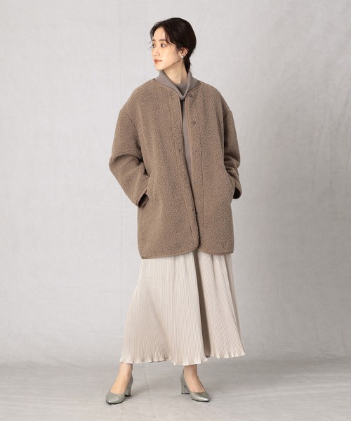 Comme　Ca　Mature（コムサマチュア）の「スエードジャージプリーツパンツ（その他パンツ・レディース・ベージュ/チャコール/ブラウン・FREE）」の11枚目の写真