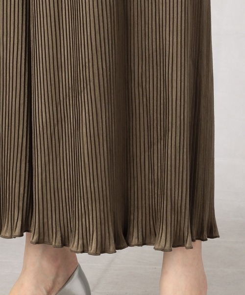 Comme　Ca　Mature（コムサマチュア）の「スエードジャージプリーツパンツ（その他パンツ・レディース・ベージュ/チャコール/ブラウン・FREE）」の18枚目の写真