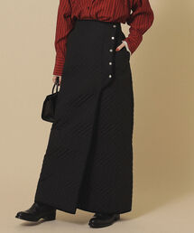 Ray BEAMS | Ray BEAMS / キルティング ラップ スカート(スカート)