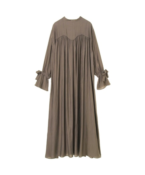 ALEXIA STAM（アリシアスタン）の「Stand Collar Maxi Dress/スタンドカラーマキシドレス（ワンピース・レディース・チャコールグレー/ブラウン・FREE）」の11枚目の写真