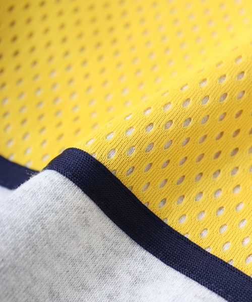 FILA HERITAGE（フィラヘリテージ）の「FILA メッシュ パネルボーダー クルーネックス スウェット（スウェット・メンズ・アッシュグレー・M/L/XL）」の15枚目の写真