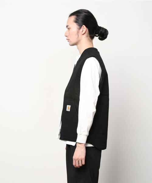 Carhartt（カーハート）の「Carhartt WIP/カーハートダブリューアイピー ベスト I028423（ベスト・メンズ・ブラック/ブラウン/グリーン・M/L/XL）」の4枚目の写真