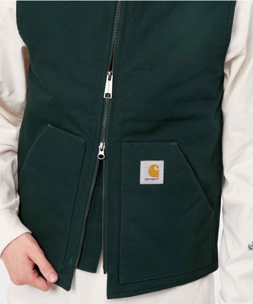 Carhartt（カーハート）の「Carhartt WIP/カーハートダブリューアイピー ベスト I028423（ベスト・メンズ・ブラック/ブラウン/グリーン・M/L/XL）」の18枚目の写真