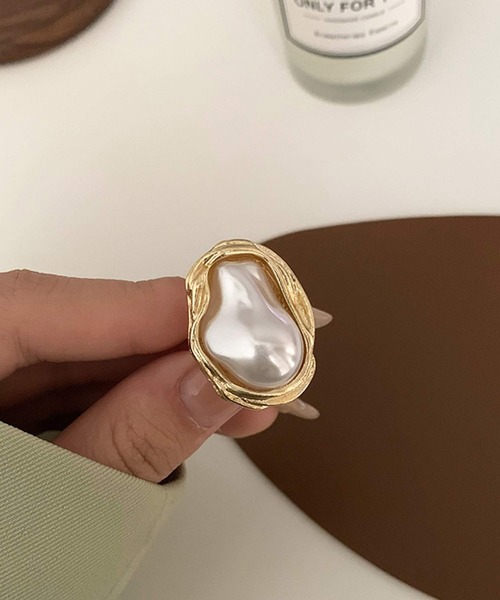 shopnikoniko（ショップニコニコ）の「バロック パール リング（リング・レディース・ゴールド・フリー）」の9枚目の写真