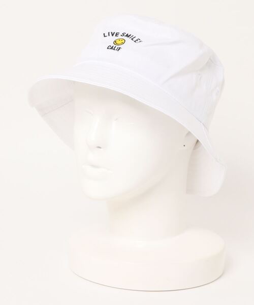 dictionary(ディクショナリー)の「【 LIVE SMILEY / ライブスマイリー 】 LIVE SMILEY BUCKET HAT / スマイルマーク バケットハット(ハット・レディース・ベージュ/ホワイト/ブラック・FREE)」の6枚目の写真