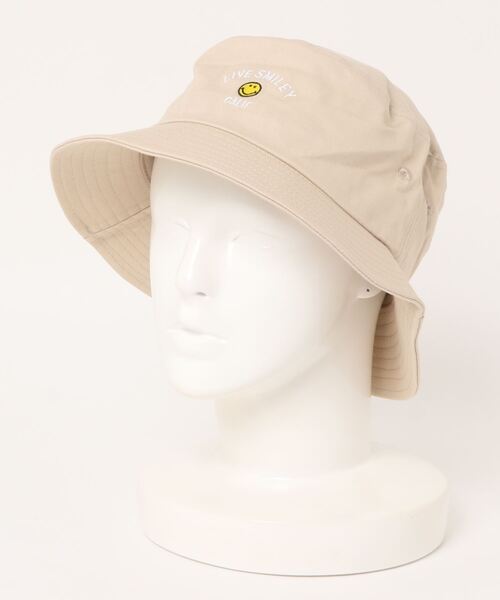 dictionary(ディクショナリー)の「【 LIVE SMILEY / ライブスマイリー 】 LIVE SMILEY BUCKET HAT / スマイルマーク バケットハット(ハット・レディース・ベージュ/ホワイト/ブラック・FREE)」の5枚目の写真