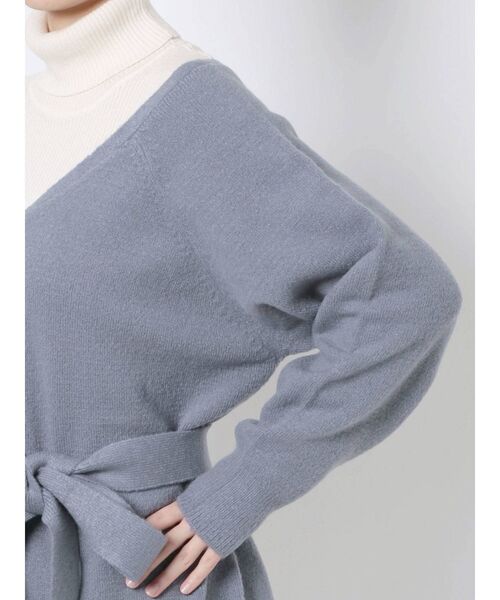 MERCURYDUO（マーキュリーデュオ）の「2WAYフラワーイレヘムニットセット（ワンピース・レディース・ベージュ/オフホワイト/ピンク/ブルー・FREE）」の15枚目の写真