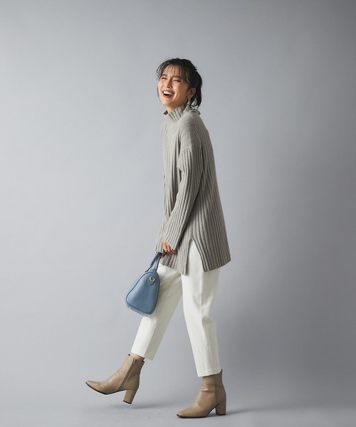 RIVE DROITE（リヴドロワ）の「《2サイズ展開》カシミヤタッチで履き心地抜群　両面起毛イージーパンツ（その他パンツ・レディース・ライトグレー/ブラック/オフホワイト・38/36）」の15枚目の写真