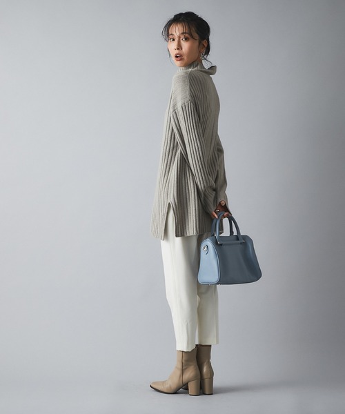 RIVE DROITE（リヴドロワ）の「《2サイズ展開》カシミヤタッチで履き心地抜群　両面起毛イージーパンツ（その他パンツ・レディース・ライトグレー/ブラック/オフホワイト・38/36）」の20枚目の写真