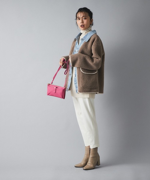 RIVE DROITE（リヴドロワ）の「《2サイズ展開》カシミヤタッチで履き心地抜群　両面起毛イージーパンツ（その他パンツ・レディース・ライトグレー/ブラック/オフホワイト・38/36）」の10枚目の写真