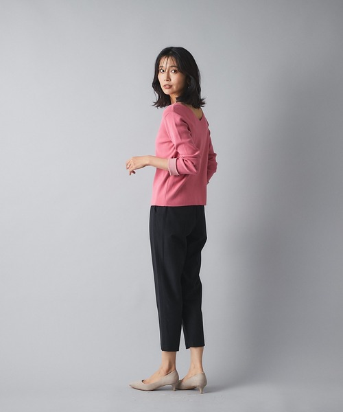 RIVE DROITE（リヴドロワ）の「《2サイズ展開》カシミヤタッチで履き心地抜群　両面起毛イージーパンツ（その他パンツ・レディース・ライトグレー/ブラック/オフホワイト・38/36）」の21枚目の写真