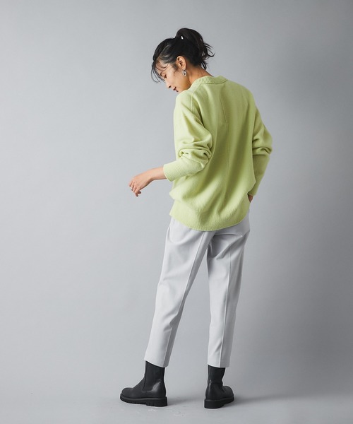 RIVE DROITE（リヴドロワ）の「《2サイズ展開》カシミヤタッチで履き心地抜群　両面起毛イージーパンツ（その他パンツ・レディース・ライトグレー/ブラック/オフホワイト・38/36）」の13枚目の写真