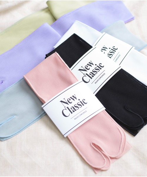 And A(アンドエー)の「MARCOMONDE マルコモンド / Tulle Tabi socks チュール タビソックス / TB21P-001(ソックス/靴下・レディース・ブラック/ホワイト/ライトパープル/ライトブルー/ピンク/ライトグリーン・WOMENS)」の6枚目の写真