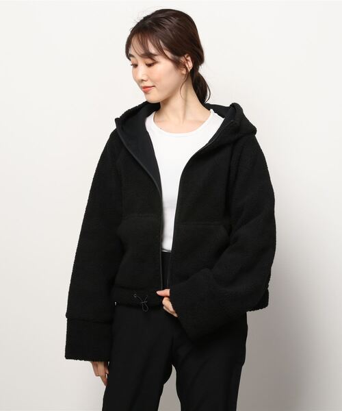 NERGY(ナージー)の「ナージージャパン NERGY ボアショートブルゾン(ブルゾン・レディース・ブラック/ブラウン・FREE)」の2枚目の写真