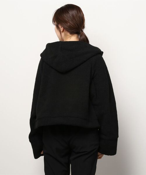 NERGY(ナージー)の「ナージージャパン NERGY ボアショートブルゾン(ブルゾン・レディース・ブラック/ブラウン・FREE)」の5枚目の写真