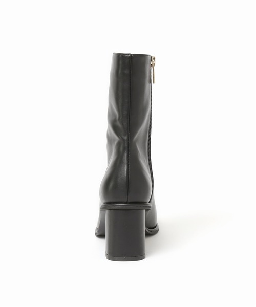 LE TALON(ルタロン)の「6cmスクエアミドルブーツ(ブーツ・レディース・アイボリー/ブラック系その他/カーキ・MEDIUM/LARGE/SMALL/X-LARGE/X-SMALL)」の5枚目の写真