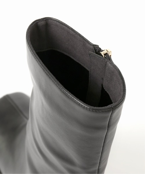 LE TALON(ルタロン)の「6cmスクエアミドルブーツ(ブーツ・レディース・アイボリー/ブラック系その他/カーキ・MEDIUM/LARGE/SMALL/X-LARGE/X-SMALL)」の9枚目の写真