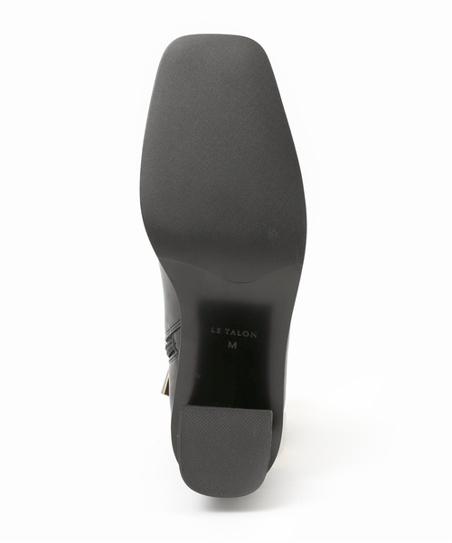 LE TALON(ルタロン)の「6cmスクエアミドルブーツ(ブーツ・レディース・アイボリー/ブラック系その他/カーキ・MEDIUM/LARGE/SMALL/X-LARGE/X-SMALL)」の10枚目の写真