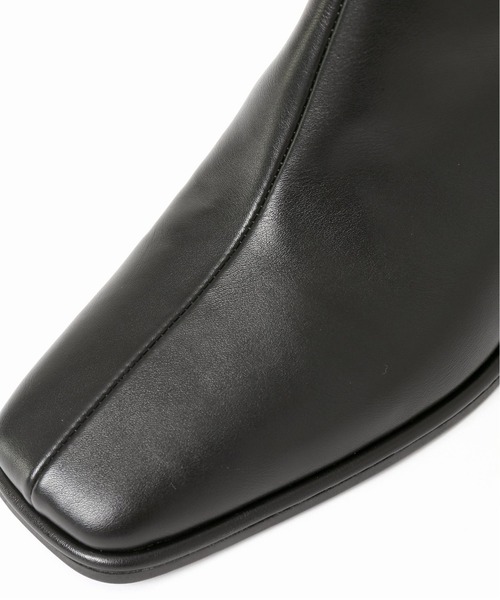 LE TALON(ルタロン)の「6cmスクエアミドルブーツ(ブーツ・レディース・アイボリー/ブラック系その他/カーキ・MEDIUM/LARGE/SMALL/X-LARGE/X-SMALL)」の11枚目の写真