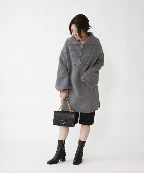 LE TALON(ルタロン)の「6cmスクエアミドルブーツ(ブーツ・レディース・アイボリー/ブラック系その他/カーキ・MEDIUM/LARGE/SMALL/X-LARGE/X-SMALL)」の19枚目の写真