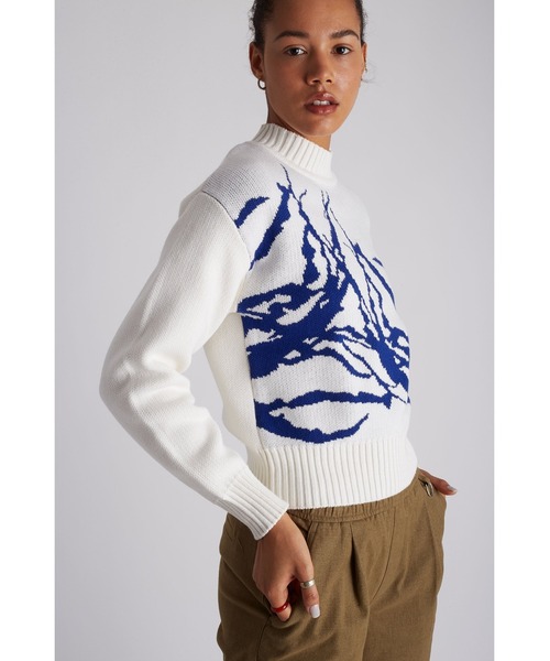 Saturdays NYC(サタデーズ ニューヨークシティ )の「Varick Mockneck Sweater(ニット/セーター・レディース・ブラック/グリーン・M/S/X-SMALL/L)」の14枚目の写真