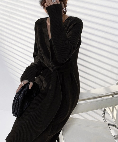 セール Jasmine ウエストくびれ結びニットロングワンピース ワンピース Jasmine Grandiflorum ジャスミングランディフローラム のファッション通販 Zozotown セール Jasmine ウエストくびれ結びニットロングワンピース ワンピース Jasmine Grandiflorum ジャスミングランディフローラム のファッション通販 Zozotown