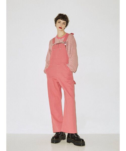 jouetie（ジュエティ）の「ペインターオーバーオール（サロペット/オーバーオール・レディース・ブラック/ピンク/ブルー/アイボリー・MEDIUM）」の20枚目の写真