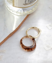 ANEMONE | ボリューム＆メタルニュアンスリング[2本セット](リング)