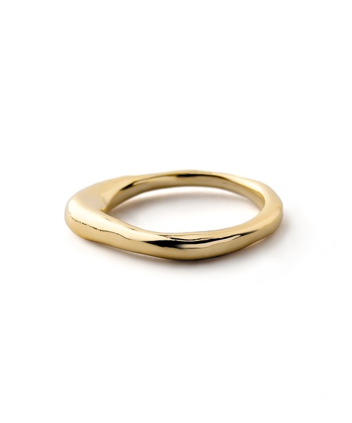 ANEMONE（アネモネ）の「ボリューム＆メタルニュアンスリング[2本セット]（リング・レディース・ブラウン/グリーン/クリア・FREE）」の9枚目の写真