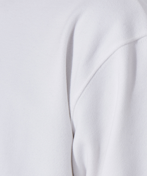 ABAHOUSE GRAY（アバハウスグレイ）の「【両面起毛】ポンチ モックネック 長袖 Tシャツ（Tシャツ/カットソー・メンズ・ホワイト/ライトブルー/グレイッシュベージュ/チャコールグレー・46/48）」の12枚目の写真