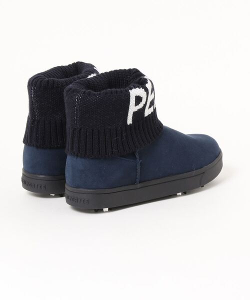 ○★新品 未使用 PEARLY GATES ヌバック×リブニットショートブーツ tgks-2.jpg