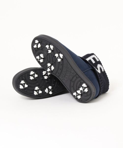 ○★新品 未使用 PEARLY GATES ヌバック×リブニットショートブーツ PEARLY GATES】ヌバック×リブニット ショートブーツ (LADIES)