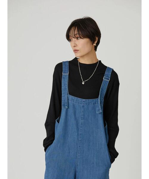 AMERICAN HOLIC(アメリカンホリック)の「ミニハイネックリブニットプルオーバー(ニット/セーター・レディース・ブラック/アイボリー/その他7・M/S/L)」の5枚目の写真