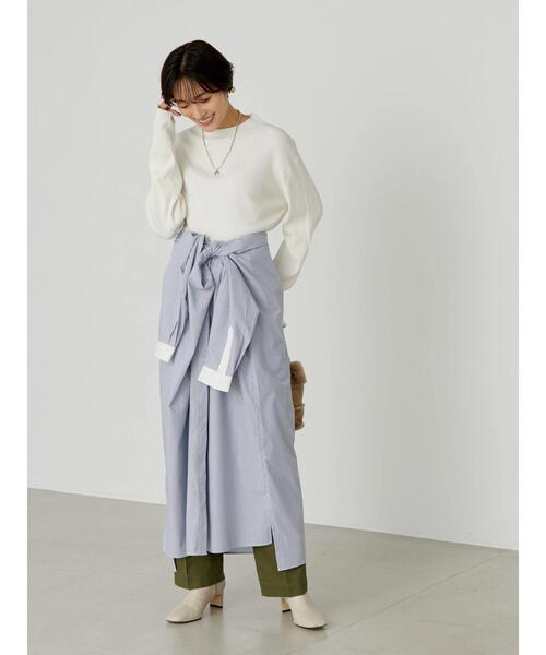 AMERICAN HOLIC(アメリカンホリック)の「ミニハイネックリブニットプルオーバー(ニット/セーター・レディース・ブラック/アイボリー/その他7・M/S/L)」の15枚目の写真