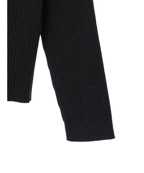 AMERICAN HOLIC(アメリカンホリック)の「ミニハイネックリブニットプルオーバー(ニット/セーター・レディース・ブラック/アイボリー/その他7・M/S/L)」の17枚目の写真