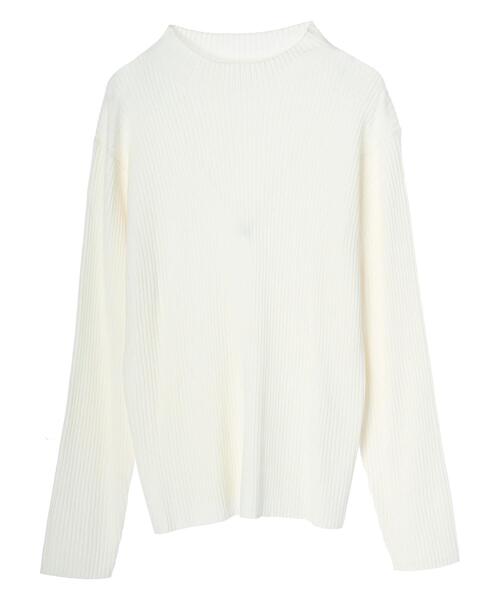 AMERICAN HOLIC(アメリカンホリック)の「ミニハイネックリブニットプルオーバー(ニット/セーター・レディース・ブラック/アイボリー/その他7・M/S/L)」の7枚目の写真