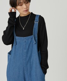 AMERICAN HOLIC | ミニハイネックリブニットプルオーバー(ニット/セーター)