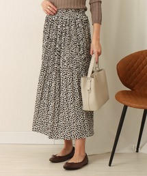 libelle more（リベル モア）の「デイジー柄ウエストフリルケシプリーツスカート（スカート）」