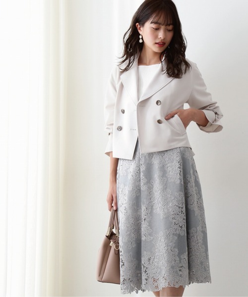 PROPORTION BODY DRESSING（プロポーションボディドレッシング）の「配色ケミカルフレアスカート / 1212120105（スカート・レディース・ブルー/ピンク/ベージュ・SMALL/MEDIUM/X-SMALL）」の2枚目の写真