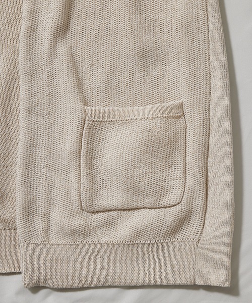 UNION STATION（ユニオンステーション）の「/ウォッシャブル/ボタンレス/パーカーカーディガン（ニット/セーター・メンズ・キナリ/ブラック系その他/ネイビー・M/LL/L）」の14枚目の写真