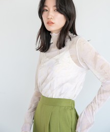 LOWRYS FARM | チュールハイネックＬＳ　265510(Tシャツ/カットソー)