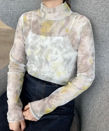 LOWRYS FARM | チュールハイネックＬＳ　265510(Tシャツ/カットソー)