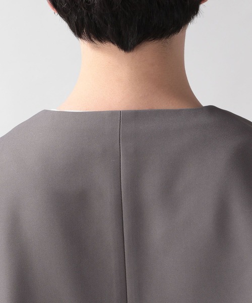 RAGEBLUE（レイジブルー）の「PEツイル/ノーカラーテーラードジャケット＜セットアップ着用可能＞/260525（ノーカラージャケット・メンズ・ライトブルー/ブラック/グレー・MEDIUM/LARGE）」の9枚目の写真