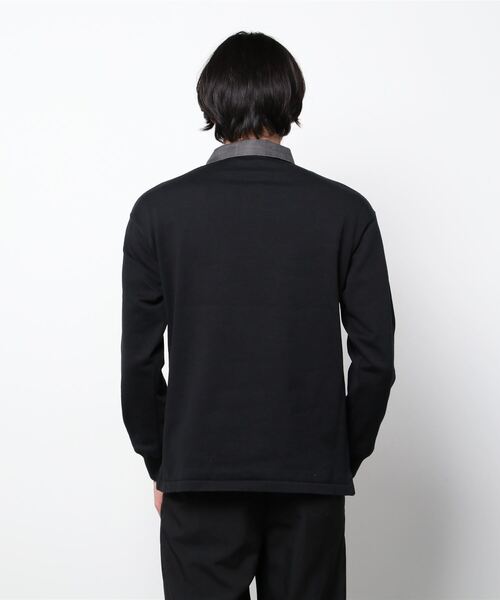 【極美品】ESTNATION ニットラガーシャツ ネイビー M！ ESTNATION（エストネーション）の「ESTNATION / ニットラガー