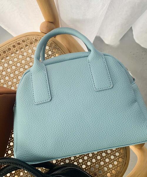 INGNI（イング）の「ミニボストン／BAG（トートバッグ・レディース・キャメル/ブラック/サックスブルー・ONE SIZE）」の9枚目の写真