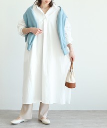 reca | ウェスト紐付きボリュームシャツワンピース(シャツワンピース)