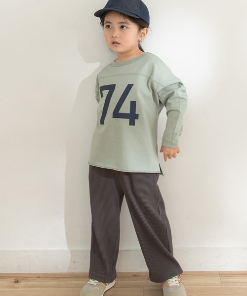 URBAN RESEARCH DOORS(アーバンリサーチドアーズ)の「テレコリブパンツ(KIDS)(その他パンツ・キッズ・チャコールグレー/ベージュ系その他・120/105/150/135)」の4枚目の写真