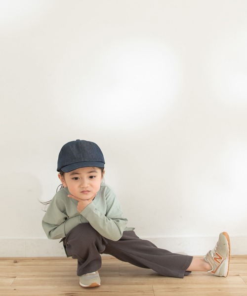 URBAN RESEARCH DOORS(アーバンリサーチドアーズ)の「テレコリブパンツ(KIDS)(その他パンツ・キッズ・チャコールグレー/ベージュ系その他・120/105/150/135)」の6枚目の写真