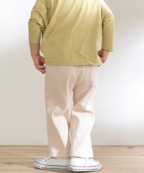 URBAN RESEARCH DOORS(アーバンリサーチドアーズ)の「テレコリブパンツ(KIDS)(その他パンツ・キッズ・チャコールグレー/ベージュ系その他・120/105/150/135)」の12枚目の写真